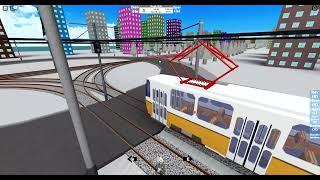 Tram route 3 (REMASTERED) #1 | Roblox Nid's Buses & Trams