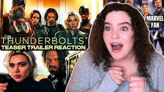 Reacting to the THUNDERBOLTS* Marvel Movie Teaser Trailer!! yelena and bucky are everythingggg