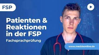 FSP-Kurs (Online) - Patienten & Reaktionen in der Fachsprachprüfung, Schwierige Prüfungssituationen.