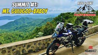 SUMMIT#1: Mt. Gulugod Baboy, Mabini, Batangas