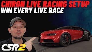 CSR2 Bugatti Chiron Amazing Live Racing Setup..