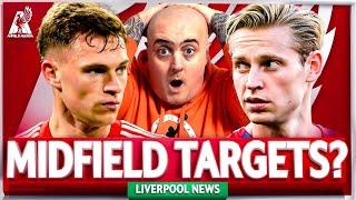 SLOT SETS SIGHTS ON DE JONG? + KIMMICH ON A FREE? Liverpool FC Latest Transfer News