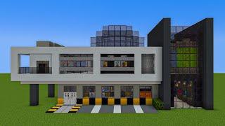 Minecraft Tutorial: How To Make A Science Laboratory | City Tutorial