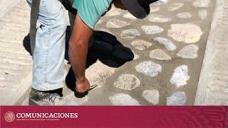 Pavimentación de caminos hacia Cabeceras Municipales