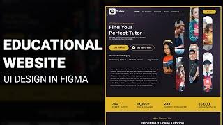 How to make Educational Website Ui Design in Figma