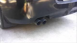 2g DSM Eclipse GST Stock 2 inch vs SRS 3 inch Exhaust Comparison