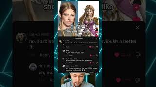 This would cause insane controversy but she looks exactly like zelda