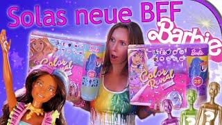 Barbie Color Reveal peel off auspacken  Barbie FEE vs. MEERJUNGFRAU ‍️‍️ Einhorn 