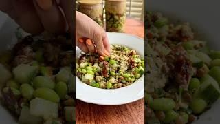  High Protein Salad Jars  #plantbased #salads #lunch #meal prep #highprotein