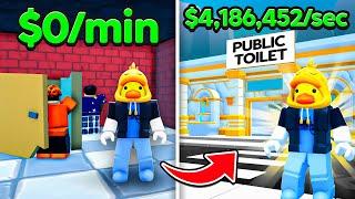 I Unlocked MAX LEVEL Toilet and Made $819,752,370 in Roblox My Toilet!