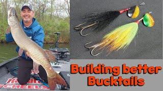 Making bucktails Muskie Fishing