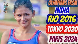 Paris Rio and Tokyo Olympians From India ||  Rio 2016  Tokyo 2020 and  Paris 2024