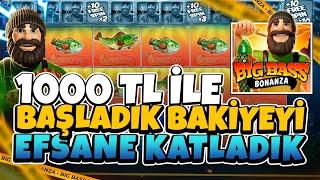  SLOT OYUNLARI  BIG BASS BONANZA 1000 TL İLE KATLAMA TAKTİĞİ KESİN İZLE #bigbassbonanzabigwin