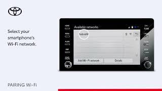 How to pair your Toyota's multimedia system via your smartphone's wi-fi network