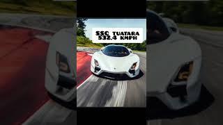 Top four fastest car in the world #buggati #jesko #tuatara #Devil16