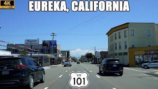 US-101 North Through Fortuna & Eureka, California