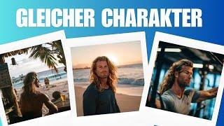 KI Bilder mit gleichem Charakter erstellen: Midjourney Character Reference Tutorial (Deutsch)