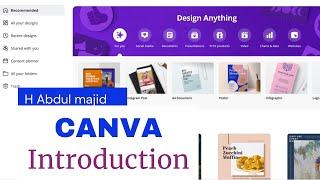 Best Software for Designing ||Canva ||Intr ||The Knowledge by H Abdul Majid