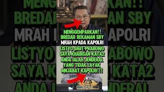 PUBLIK HEBOH!!! BEREDAR REKAMAN SBY MARAH KEPADA KAPOLRI #shorts #kapolri #sby