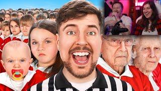 Люди с 1 до 100 Лет Сражаются за 500,000 | РЕАКЦИЯ на MrBeast