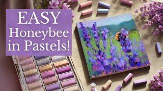 Honeybee Magic: Easy Pastel Painting of Bees & Blooms