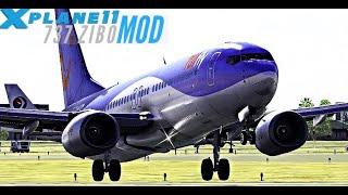 X-Plane 11 - 737ZiboMod - Marrakesh - Madeira - Reshade - (UltrRealistic)