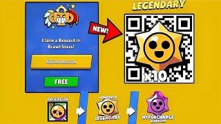 BRAWL STARS  NEW QR CODES FOR RANDOM PRESENT , SKINS AND GEMS