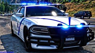 Playing GTA 5 As A POLICE OFFICER Highway Patrol|| Arkansa|| GTA 5 Lspdfr Mod| 4K