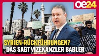 Syrien-Rückführungen? Das sagt Vizekanzler Babler