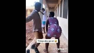 see how this SHS girl twerking pantless for her boyfriend after WASSCE