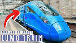 Riding UK's HIGH SPEED Lumo TRAIN from Edinburgh to London (200km/h)