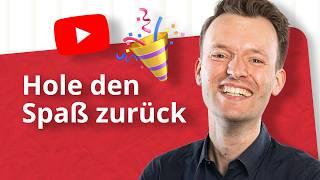 Wie dich dein YouTube-Kanal weniger stresst