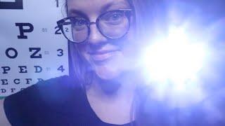 ASMR Bright AF Eye Exam - blinding light triggers to make your eyelids heavy