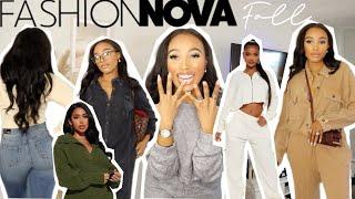 FASHIONNOVA COZY AUTUMN FALL TRY ON HAUL !