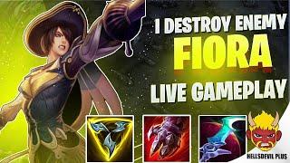 I DESTROYED The Enemy With Fiora! - Wild Rift HellsDevil Plus Gameplay