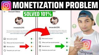 You're currently unable to monetise instagram problem solve | Instagram monetization status problem