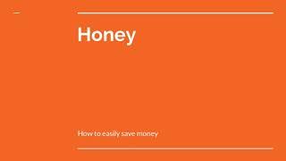 Honey app and browser extension