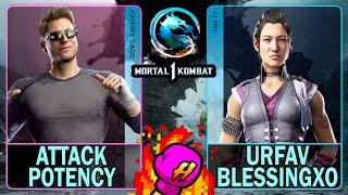 MK1 Attack Potency (JOHNNY CAGE) VS Urfavblessingxo (LI MEI)Mortal Kombat 14K 60ᶠᵖˢ