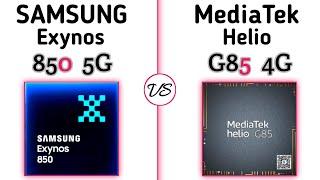 Samsung Exynos 850 vs MediaTek Helio G85 – what's better?