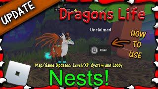 ROBLOX | Dragons Life - Nests & Level System! #47 - 1080HD