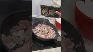 Паста с курицей в сливочном соусе!Пальчики оближешь  #рецепт #еда #вкусно