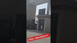 #crsu CRSU UNIVERSITY JIND // Any Problem Call Now