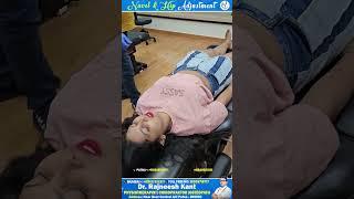 Navel And Hip Adjustment | #rkm | #chiropractictreatment | #shortsvideo |