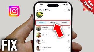 How To Fix Instagram Message Primary & General Options Not Showing 2024 (Quick Solution)