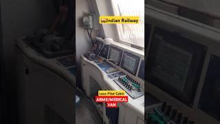 Loco Pilot Cabin | Arme Van| Short Video | #indianrailways #railway #shorts #shortvideo  #railflicks