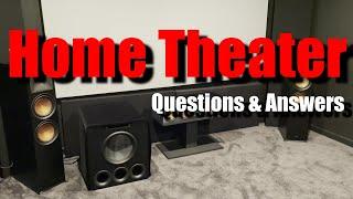 Home Theater Questions & Answers