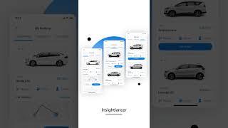 Car Rental App UI Design | Figma UIUX Design | App UI Design