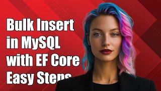 How to Perform Bulk Insert in MySQL Using Entity Framework Core