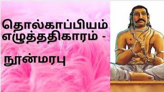 PGTRB - தமிழ் தொல்காப்பியம் எழுத்ததிகாரம் - நூன்மரபு