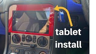 How to install android tablet as car stereo! - mx5